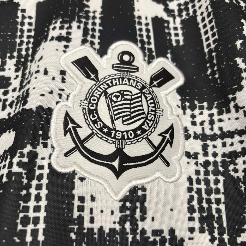 2026-27 Corinthians Kit Pre-Partido Versión Fan Gris