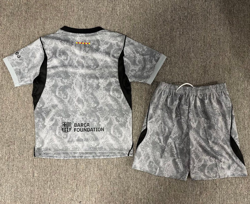 2026-27 Barcelona Goalkeeper Kids Kit
