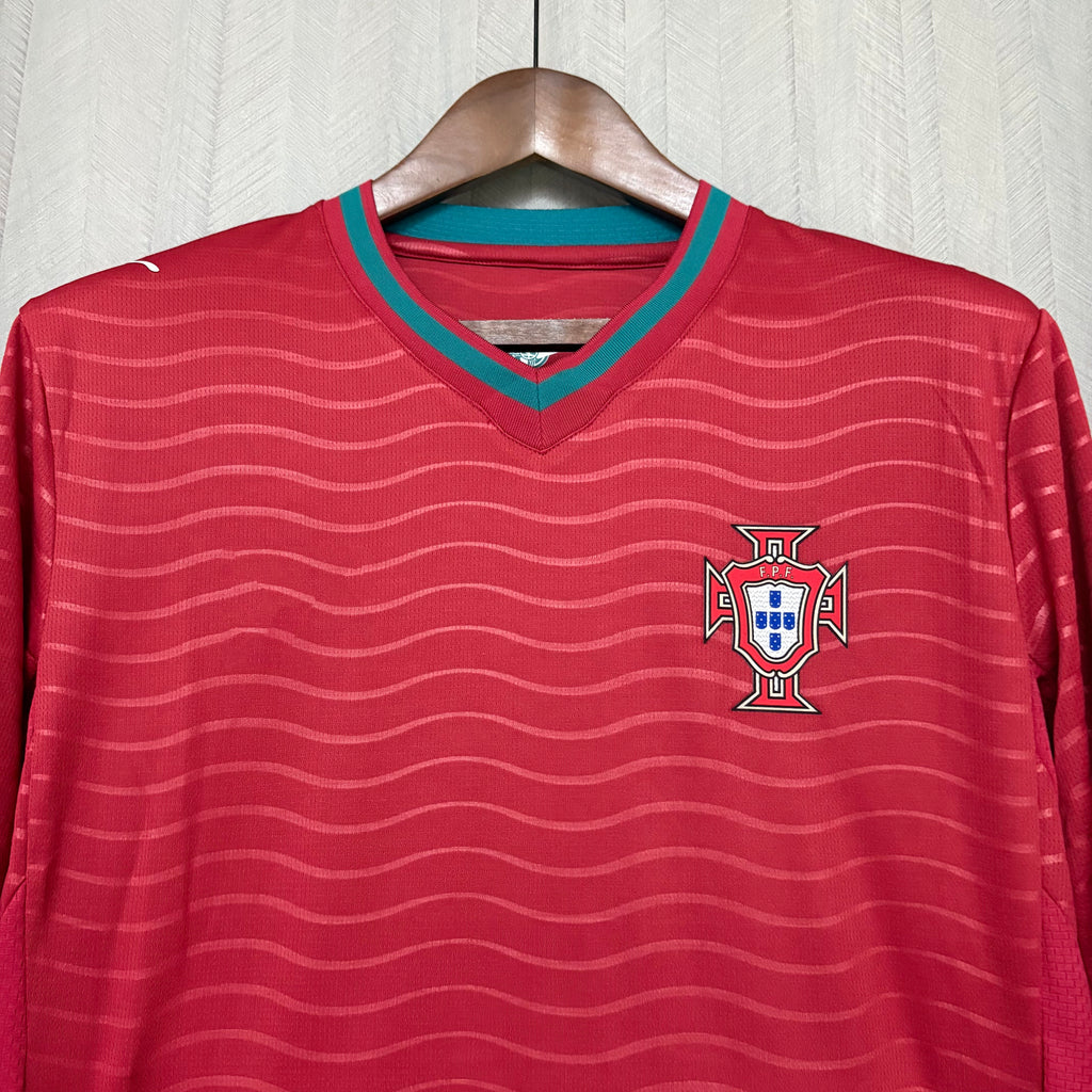 2026-27 Portugal Home Fan Version long sleeves