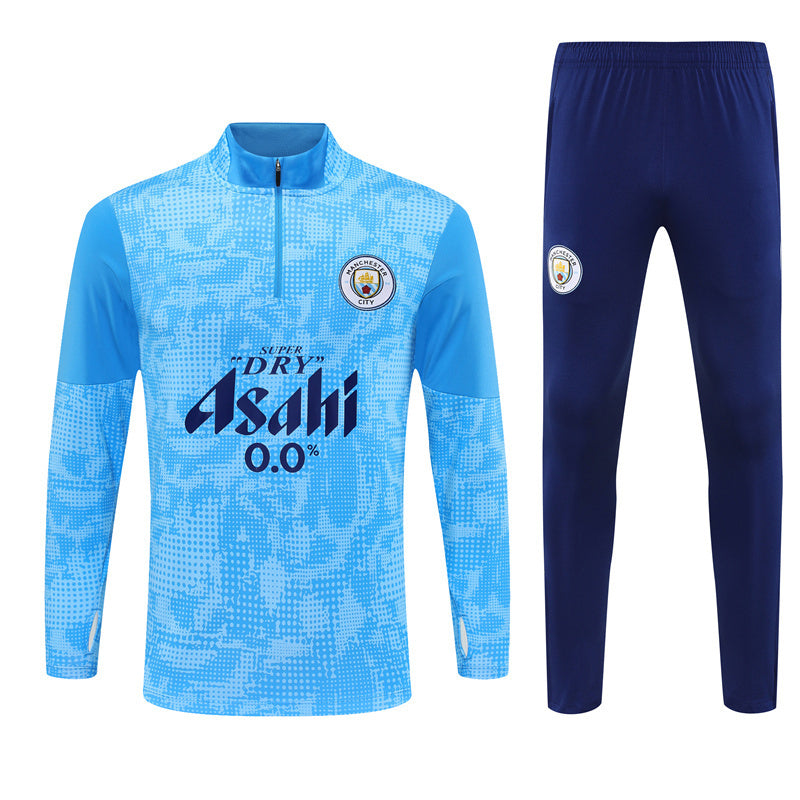 2025-26 Manchester City Blue [Camouflage Pattern] Training Suit