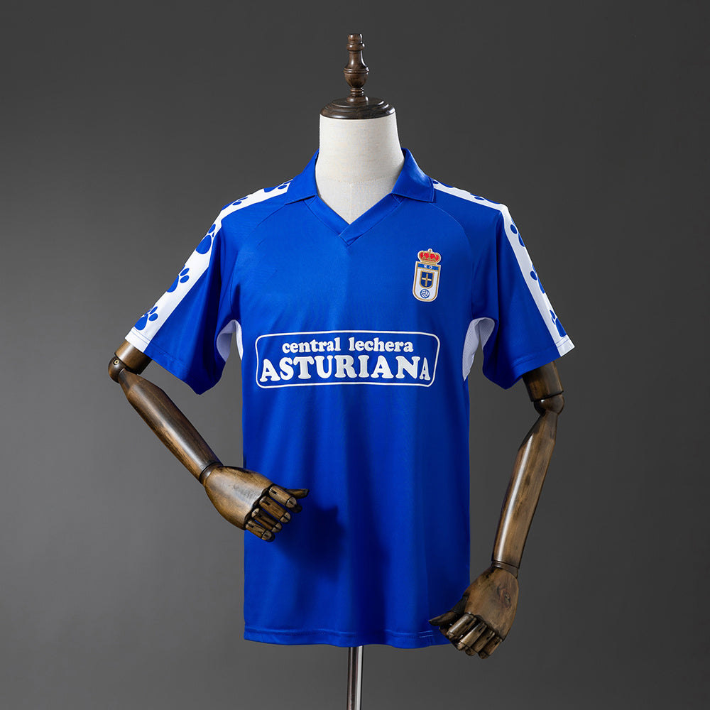 1990-91 Real Oviedo Home Retro Jersey