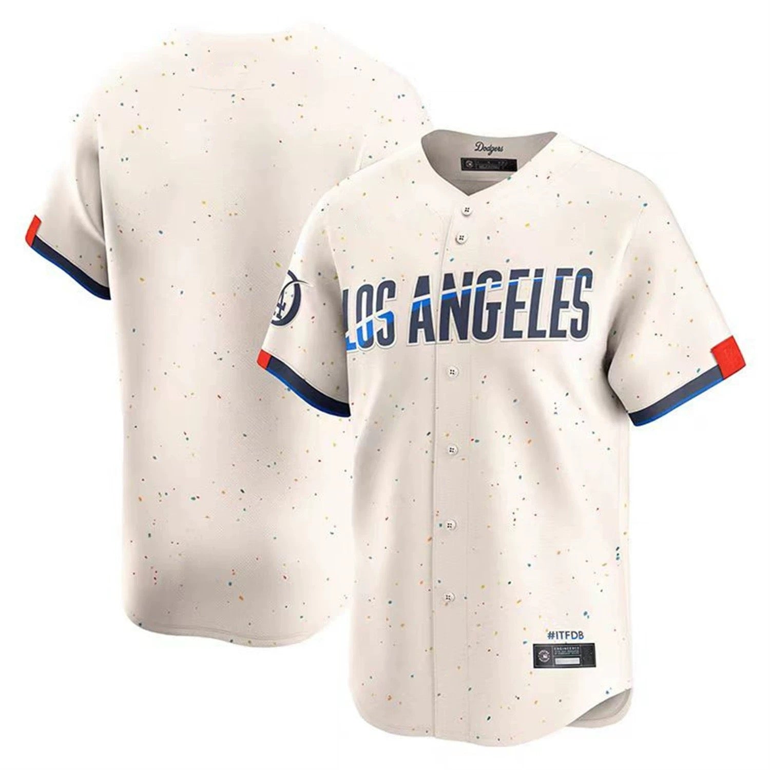 Uniforme de béisbol Off White de Los Ángeles 2025-26