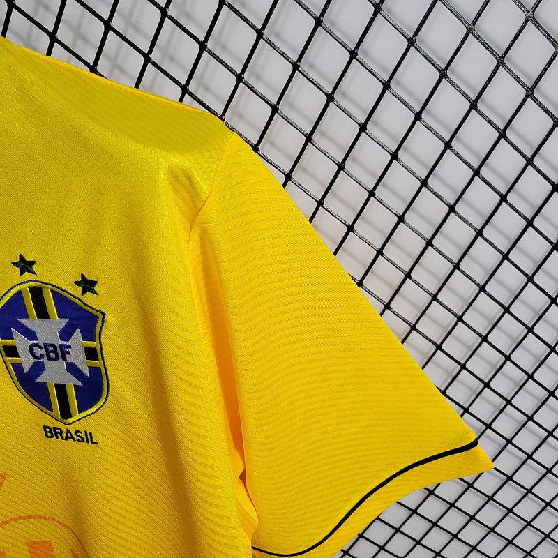 1993-94 Brazil Home Embroidered Edition Retro