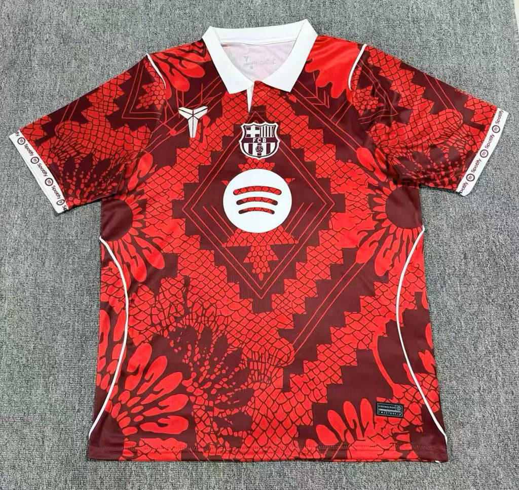 2026–27 Barcelona rotes Polo-Shirt, Fan-Version