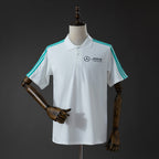 2026 Mercedes-AMG Petronas White-Green Polo Formula One Racing Suit