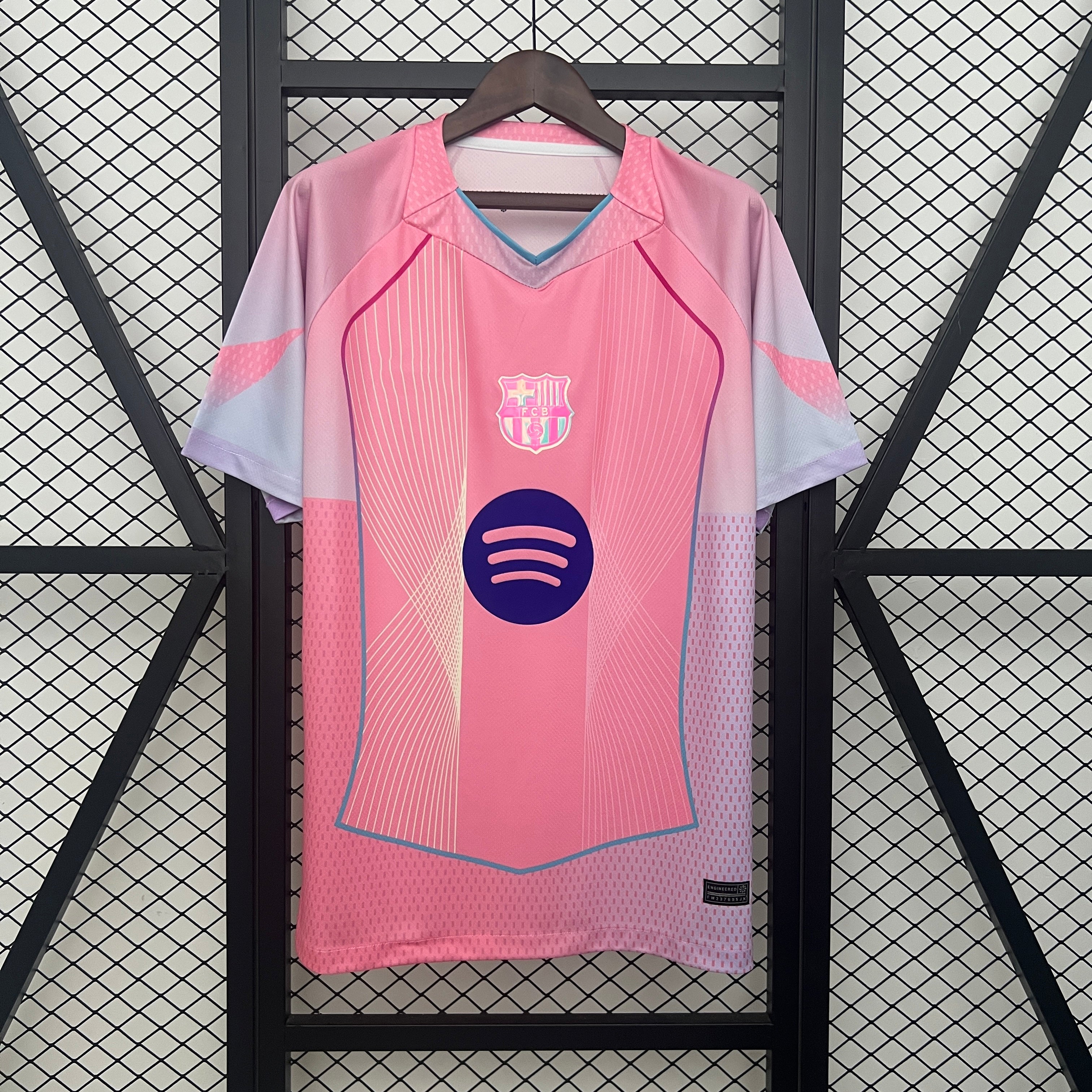 2025-26 Barcelona Pink Special Fan version