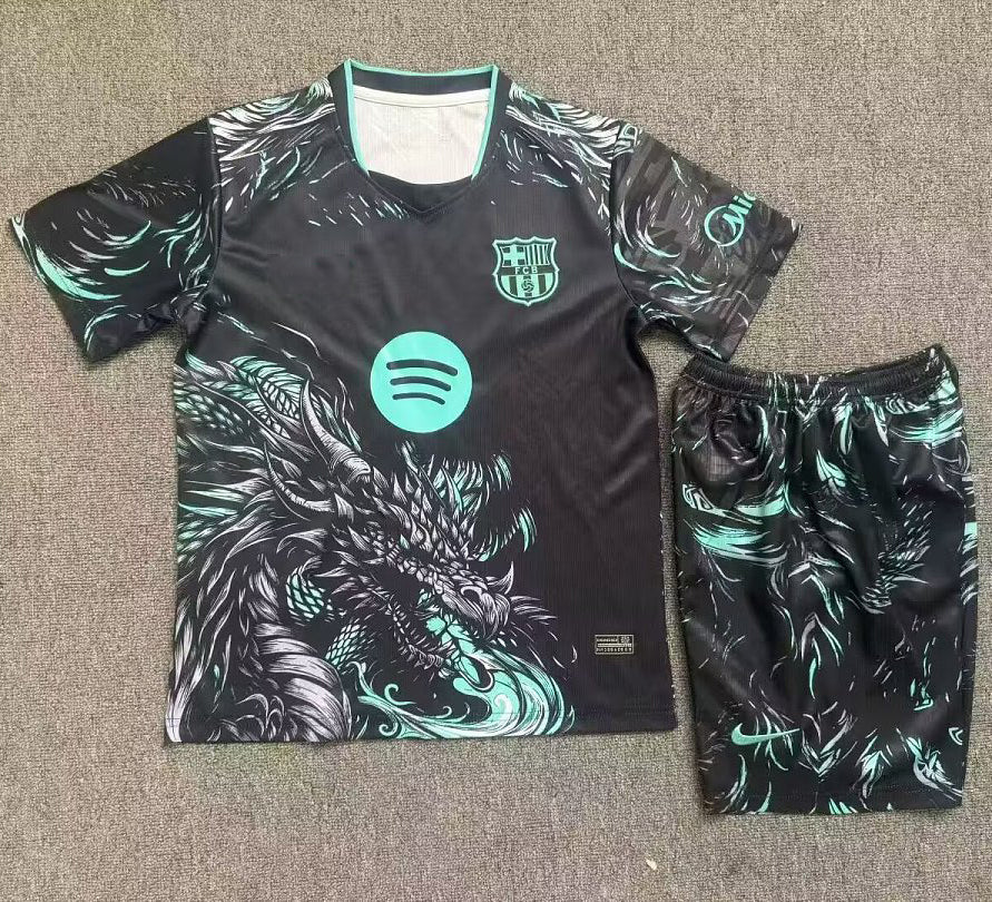 2026-27 Barcelona Blue Dargon Kids Kit