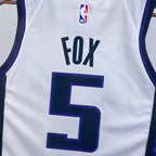 NBA 2024-25 Kings Heimtrikot weiß Nr. 5 FOX
