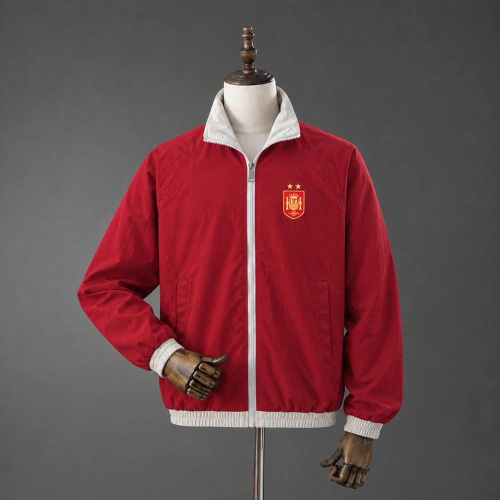 2026 Spanien rote Windjacke