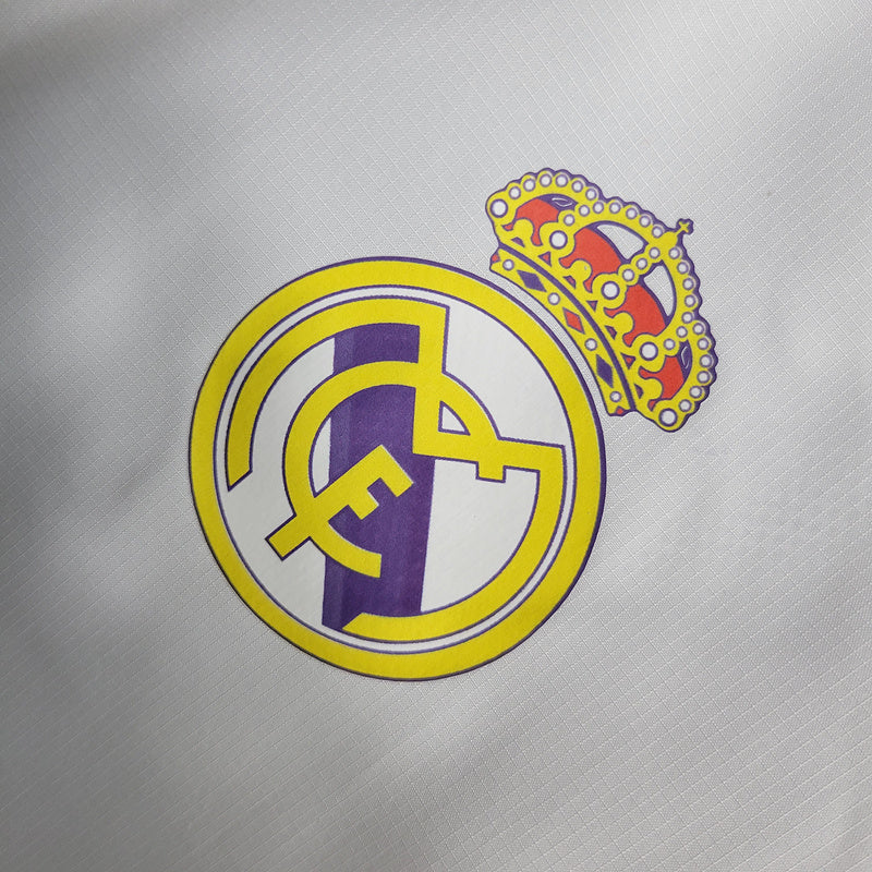 Real Madrid White Windbreaker