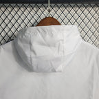 2025 Real Madrid White Windbreaker