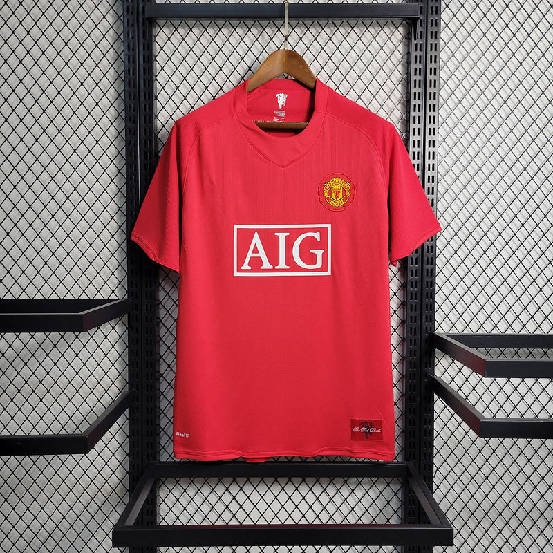 2007-08 Manchester United Home Premier League Edition Retro