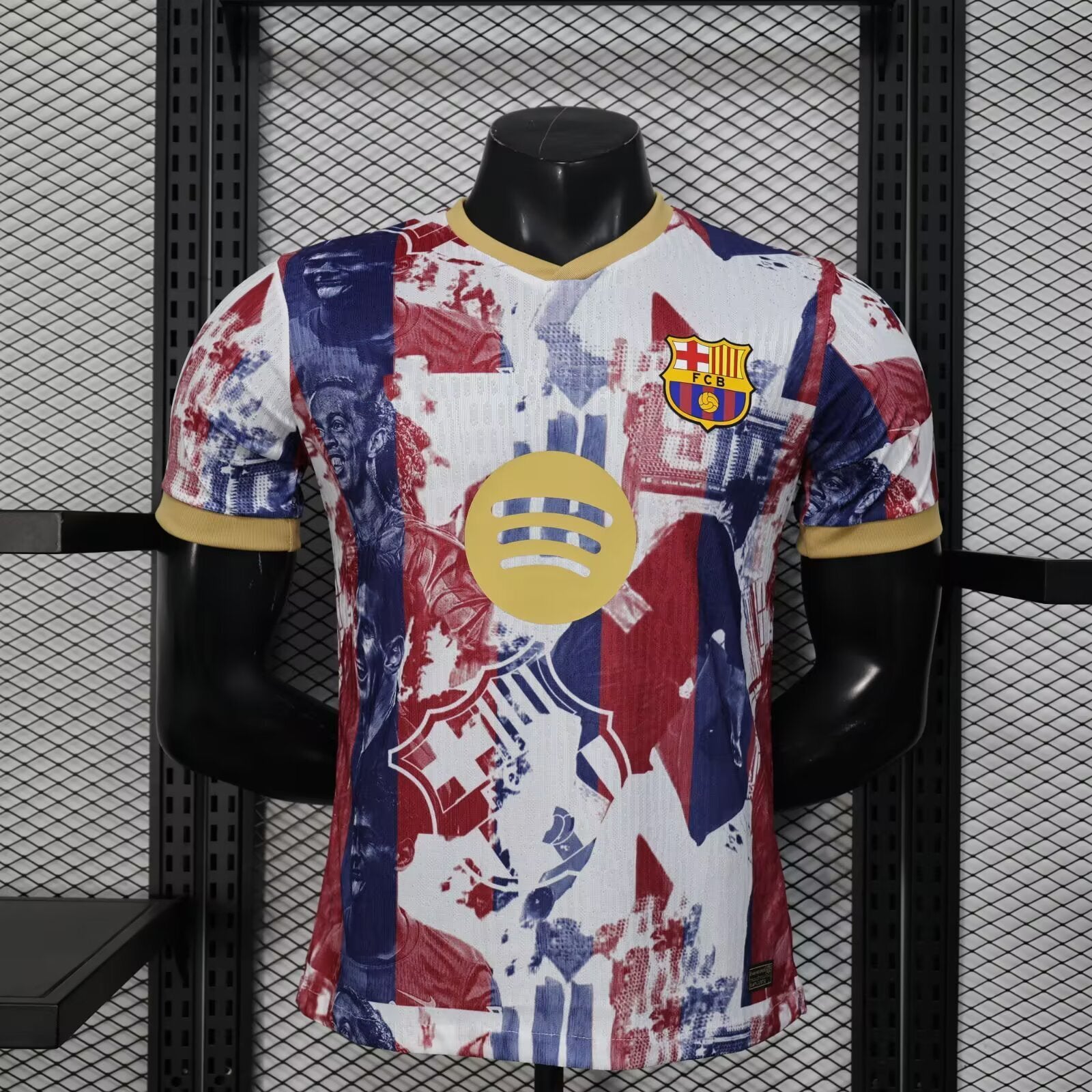 2025-26 Barcelona Red Blue White Special Player Version