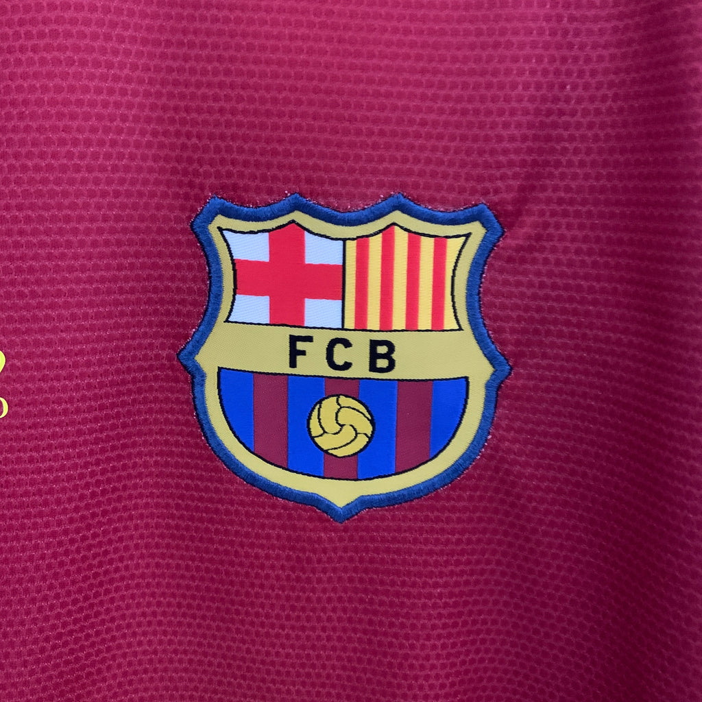 2008-09 Barcelona Champions League home Long Sleeve