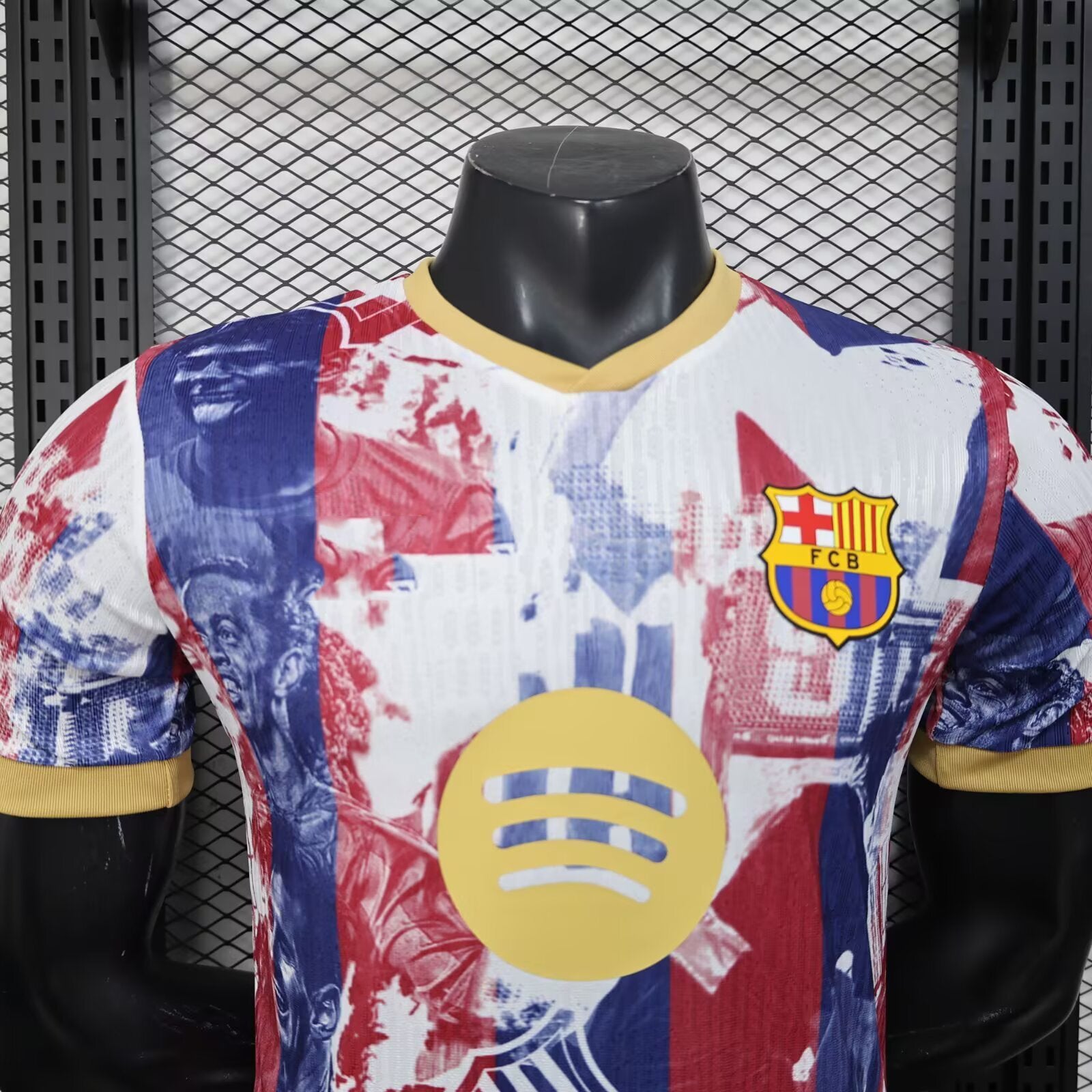 2025-26 Barcelona Red Blue White Special Player Version