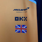 Traje de carreras de Fórmula 1 2025 McLaren 4 NORRIS Talla S-5XL