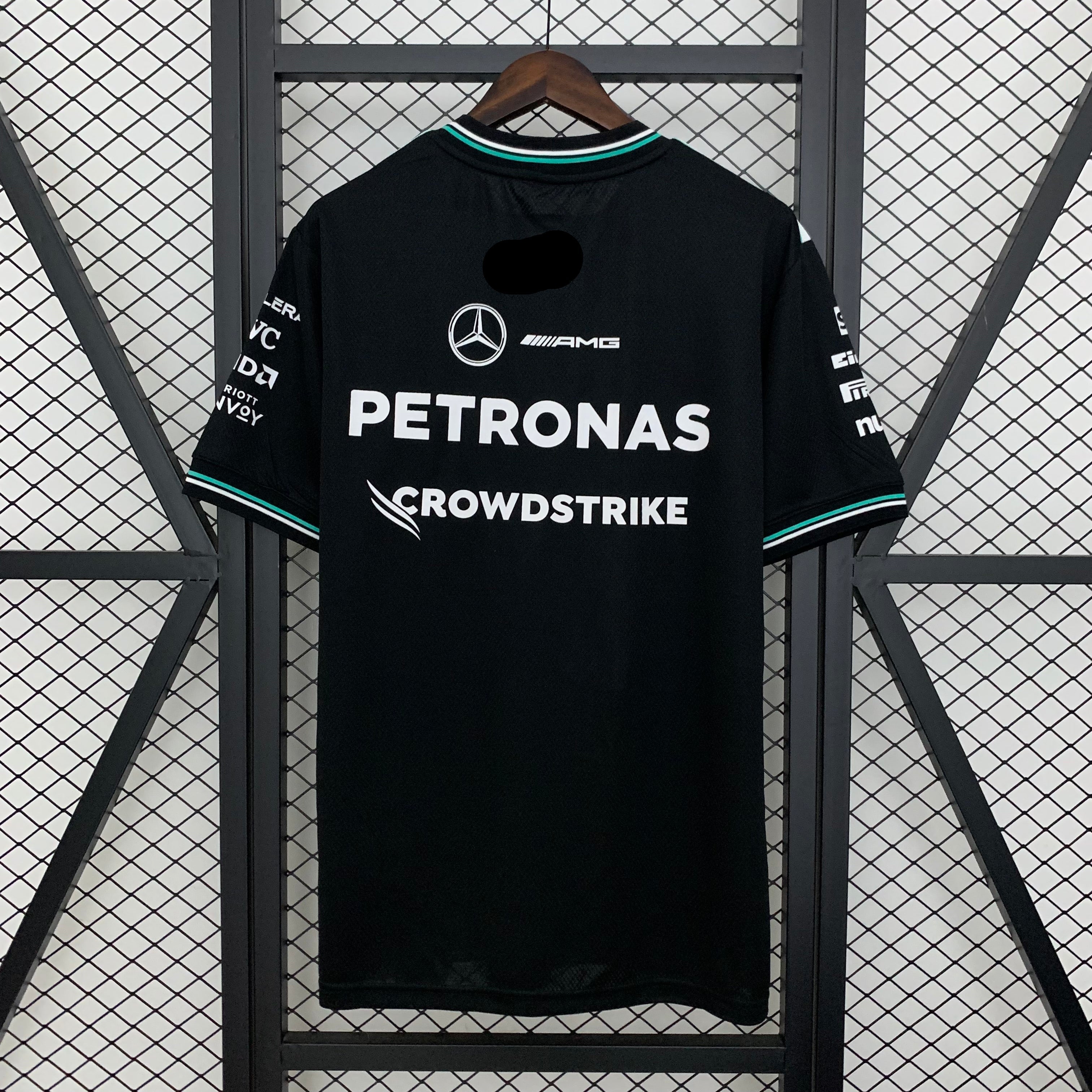 2025 F1 Formula One Racing Suit Mercedes Black Size S-5XL