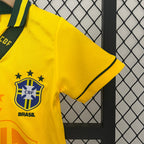 1993-94 Brazil Home Retro KIDS SIZE 16-28
