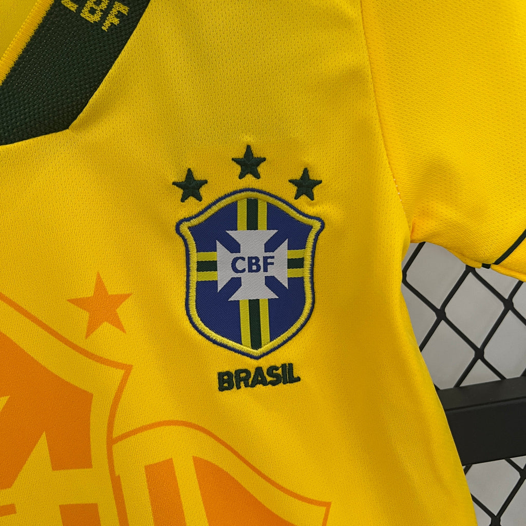 1993-94 Brazil Home Retro KIDS SIZE 16-28