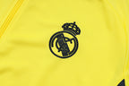 Real Madrid Trainingsanzug 2025/26 mit langem Reißverschluss, gelb