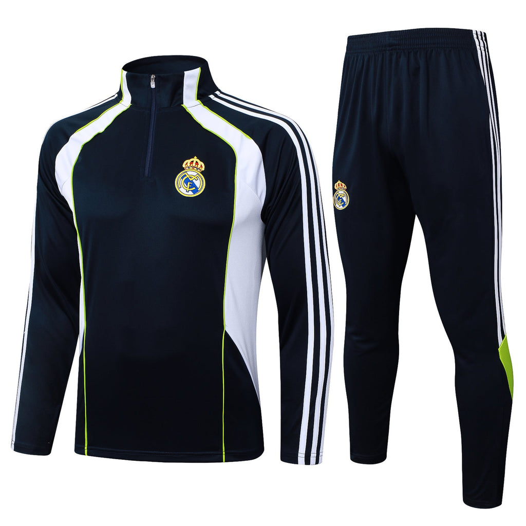 2025-26 Real Madrid Black Green training suit