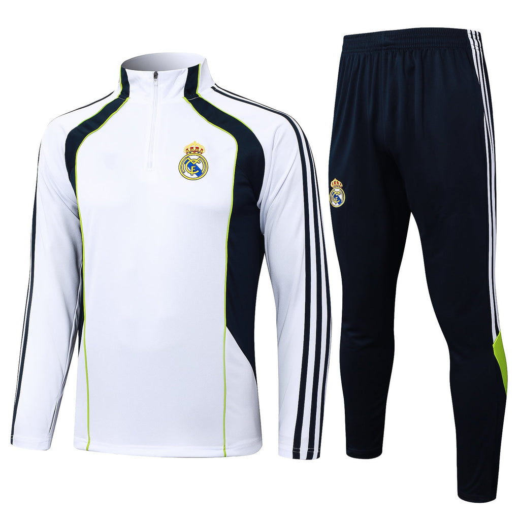 2025-26 Real Madrid White Green training suit