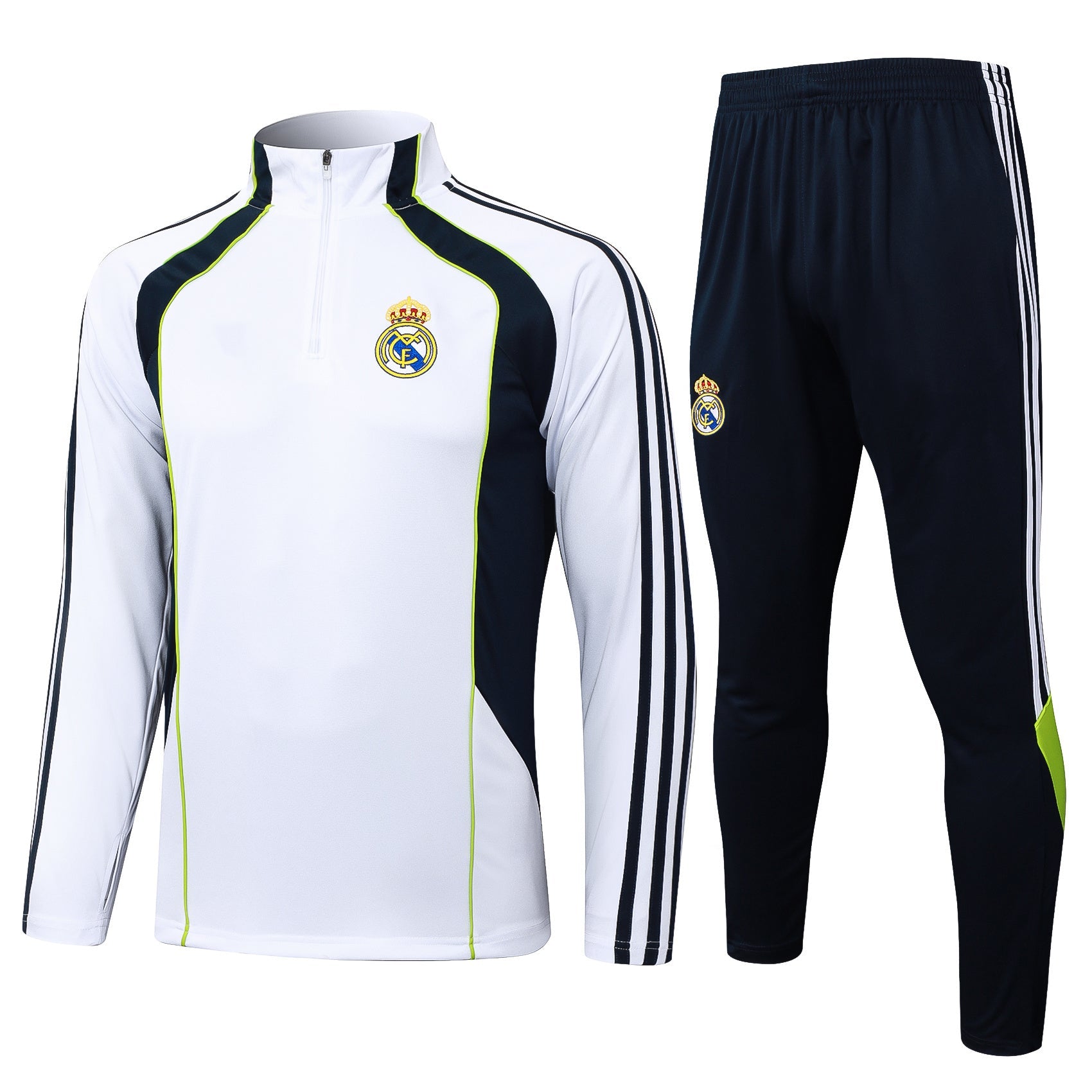 2025-26 Real Madrid White Green training suit