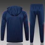 Traje de entrenamiento con gorra azul real de Italia 2024-25