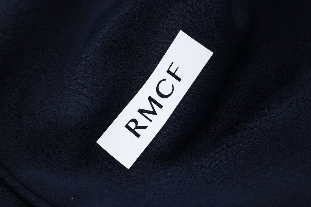 2025-26 Real Madrid Dark blue Long zippered training suit with hood