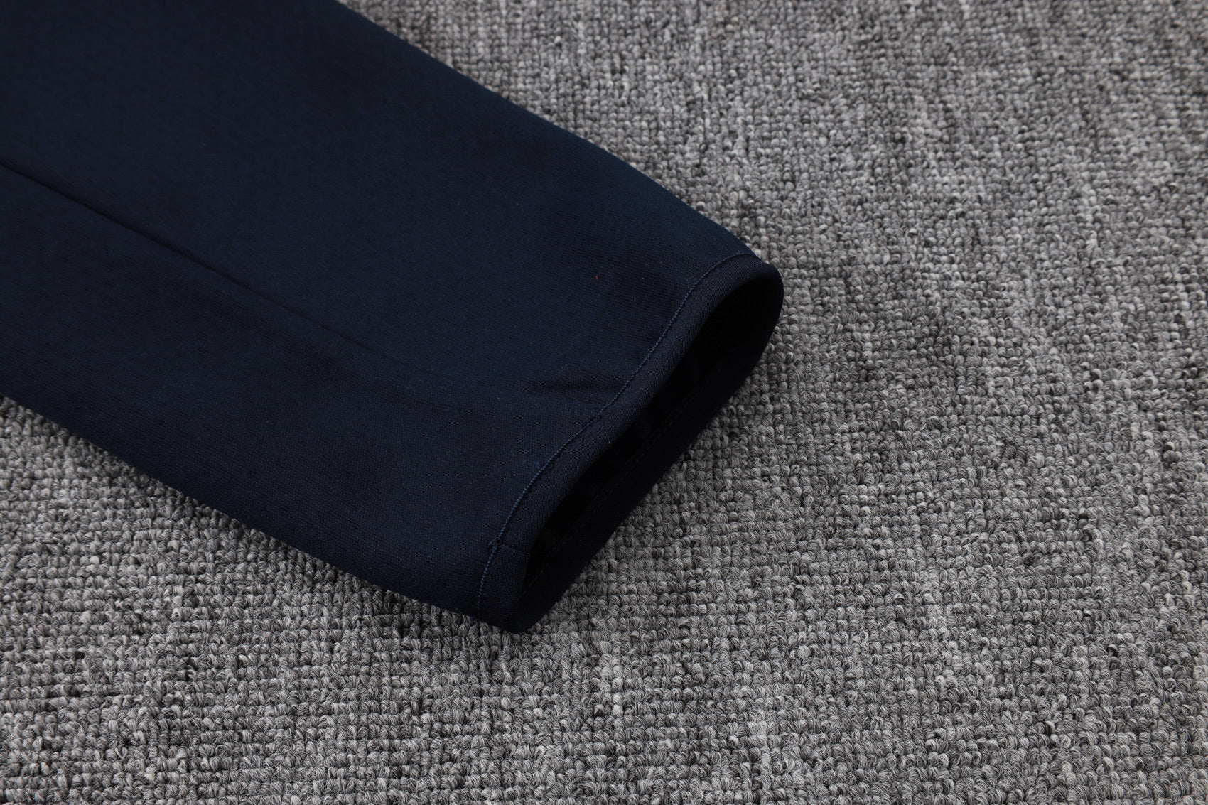 2025-26 Real Madrid Dark blue Long zippered training suit with hood