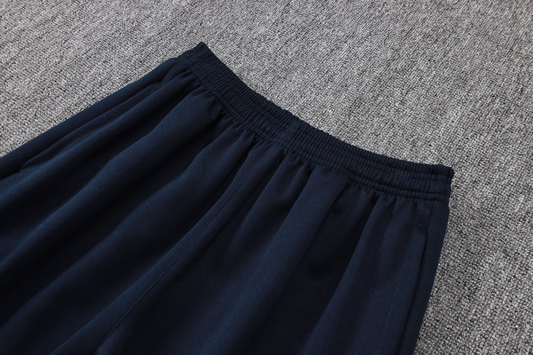 2025-26 Real Madrid Dark blue Long zippered training suit with hood