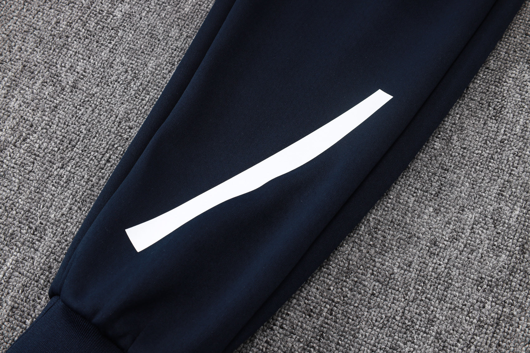 2025-26 Real Madrid Dark blue Long zippered training suit with hood