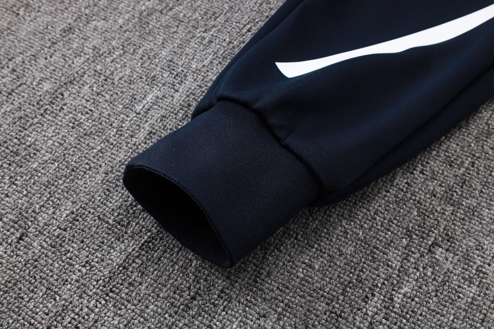 2025-26 Real Madrid Dark blue Long zippered training suit with hood