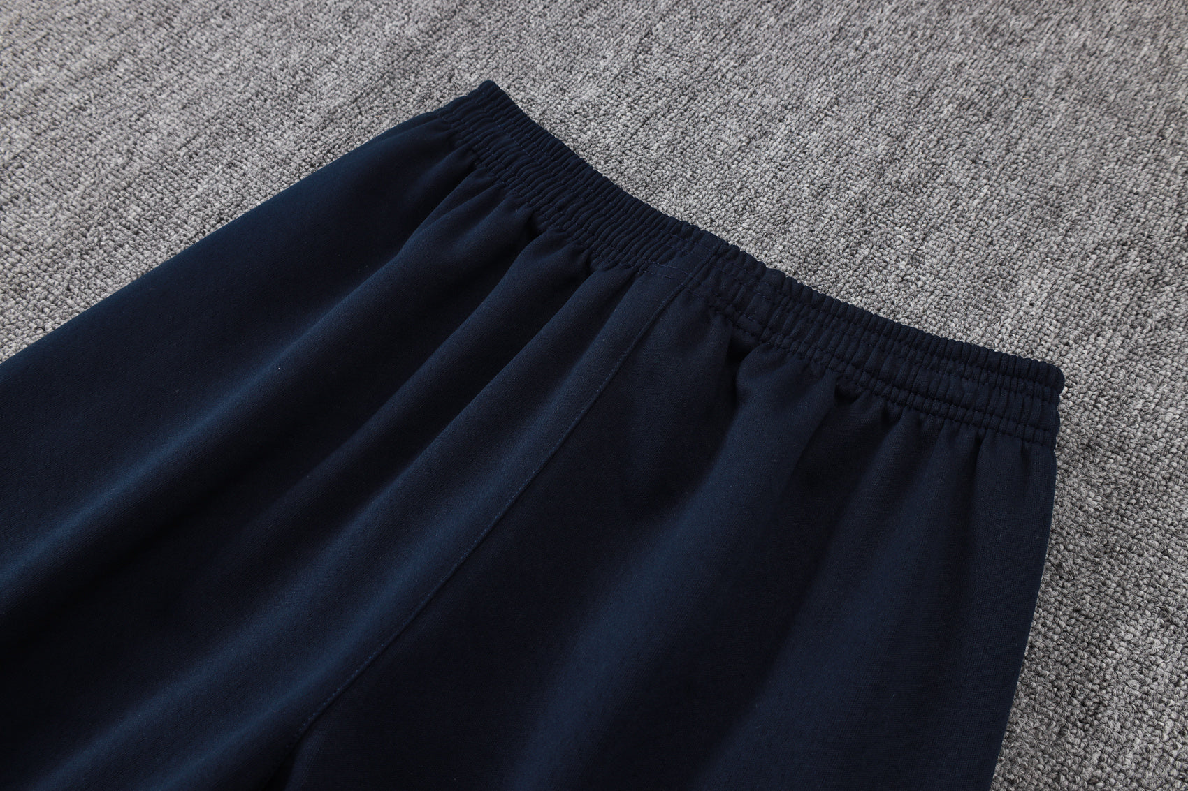 2025-26 Real Madrid Dark blue Long zippered training suit with hood