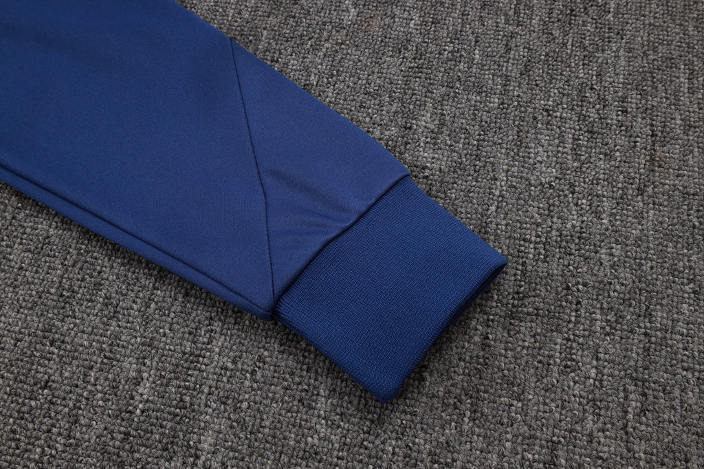 2025-26 Atletico Madrid Blue Long zipper training suit