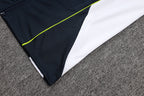 2025-26 Real Madrid Long zipper Black-Green training suit