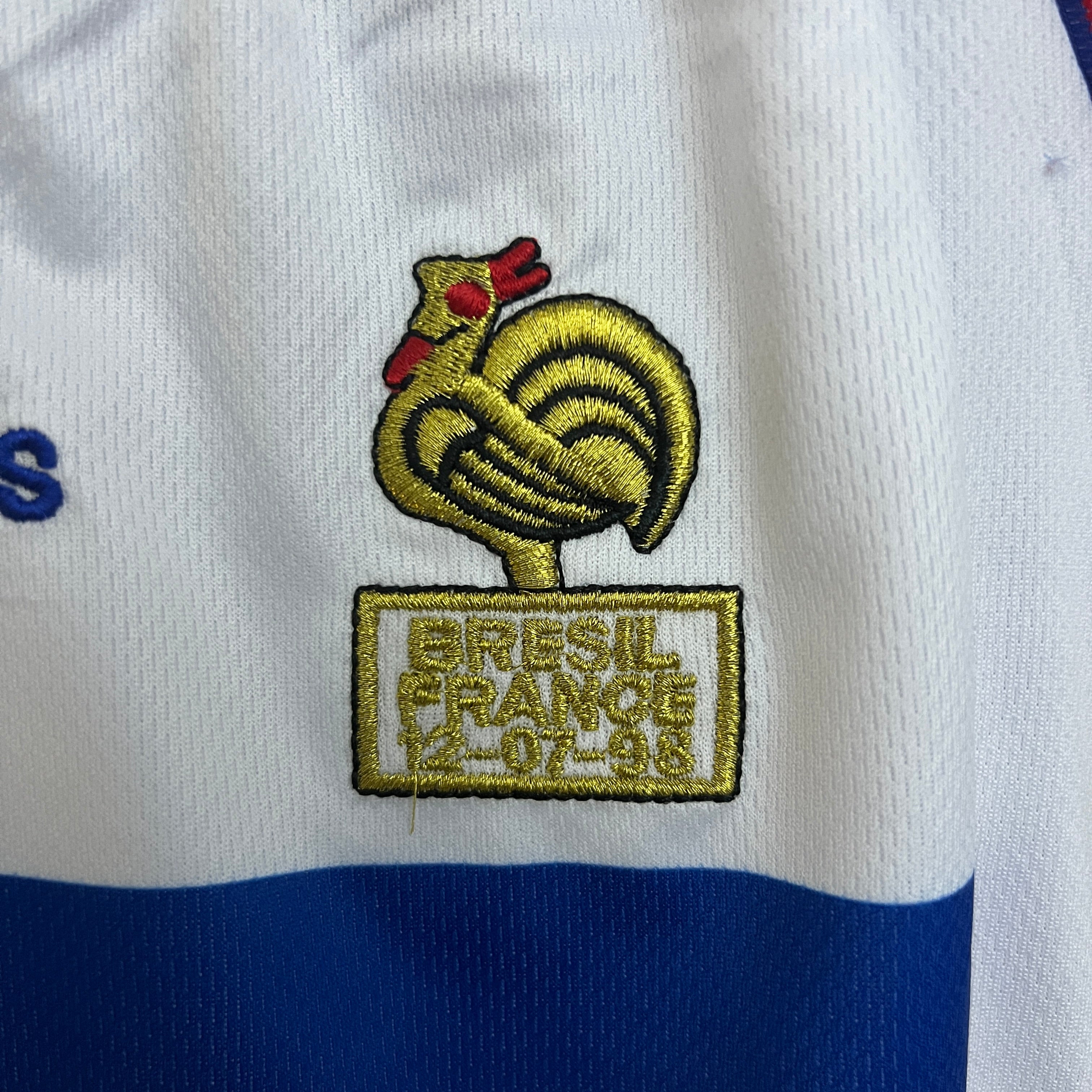 1998 France Away Retro Kids 16-28