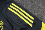 2025-26 Real Madrid Dark gray (yellow sleeves) Training Suit