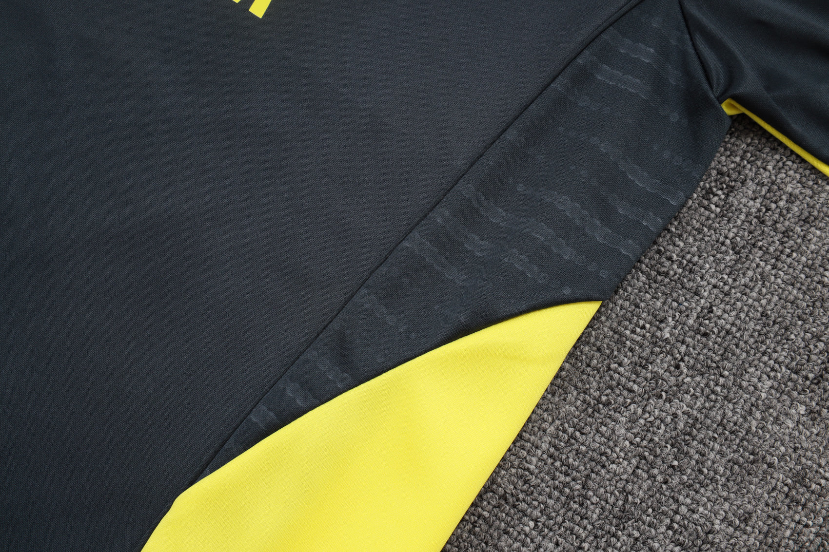 2025-26 Real Madrid Dark gray (yellow sleeves) Training Suit