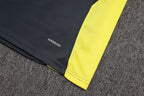 2025-26 Real Madrid Dark gray (yellow sleeves) Training Suit