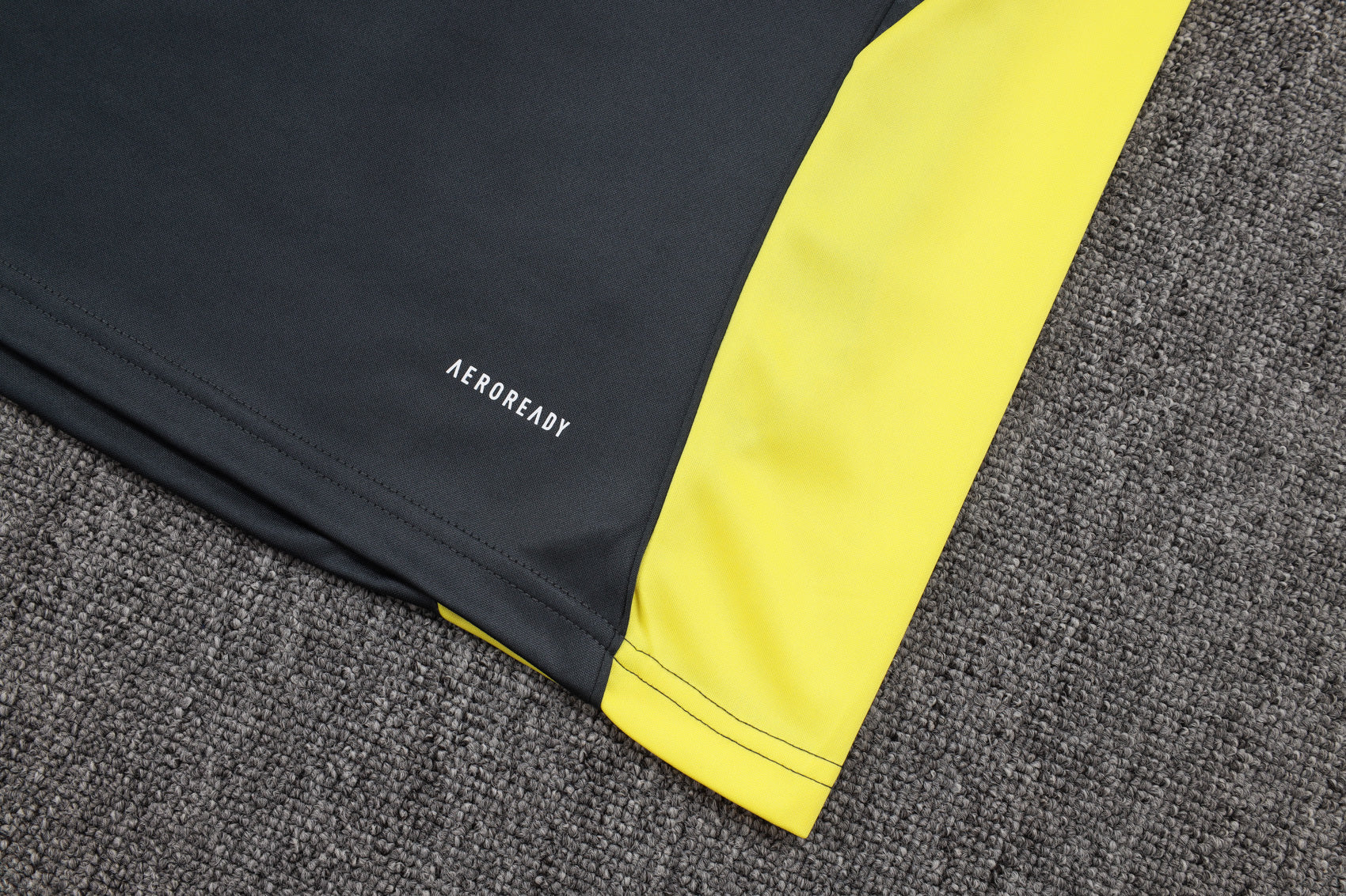 2025-26 Real Madrid Dark gray (yellow sleeves) Training Suit