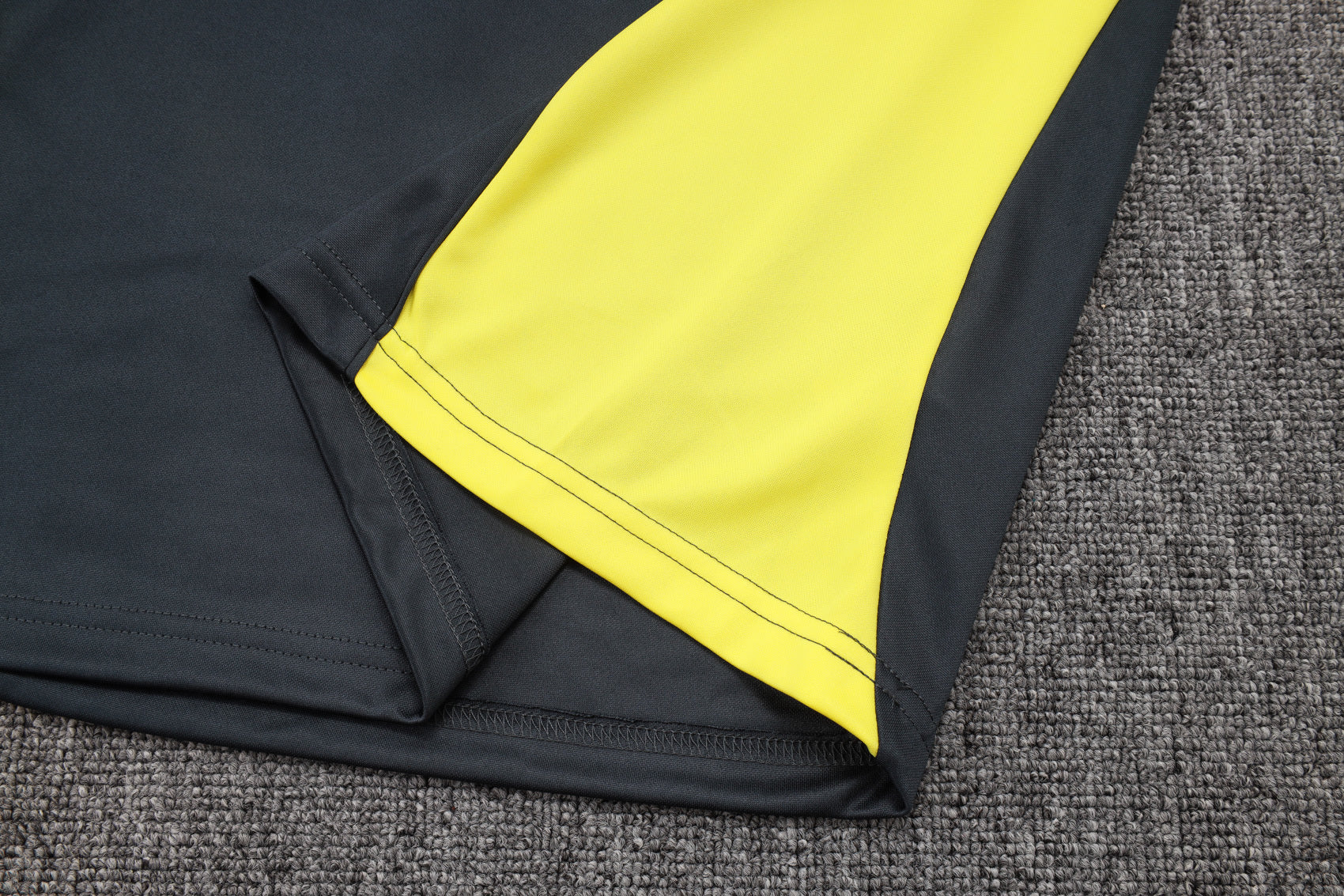 2025-26 Real Madrid Dark gray (yellow sleeves) Training Suit
