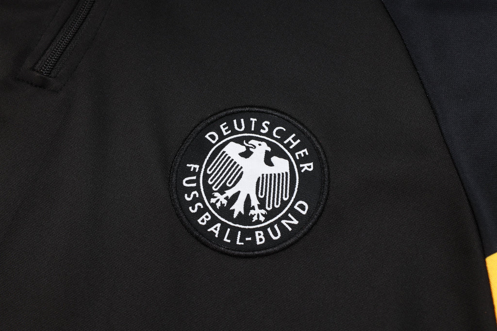 2024-25 German Black (sleeves red, yellow) training suit