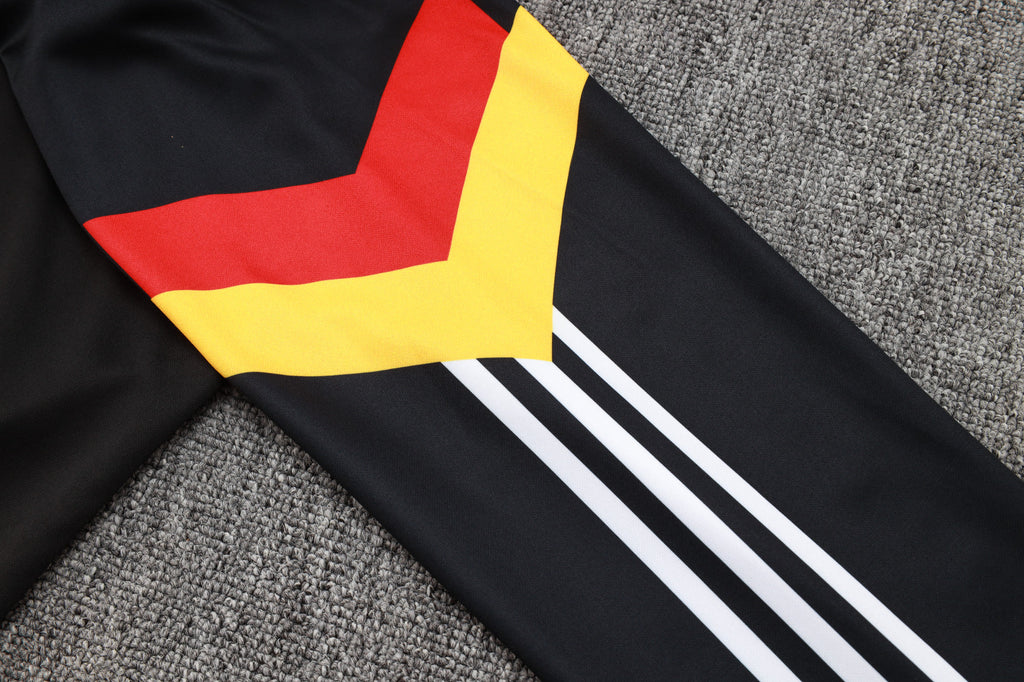 2024-25 German Black (sleeves red, yellow) training suit