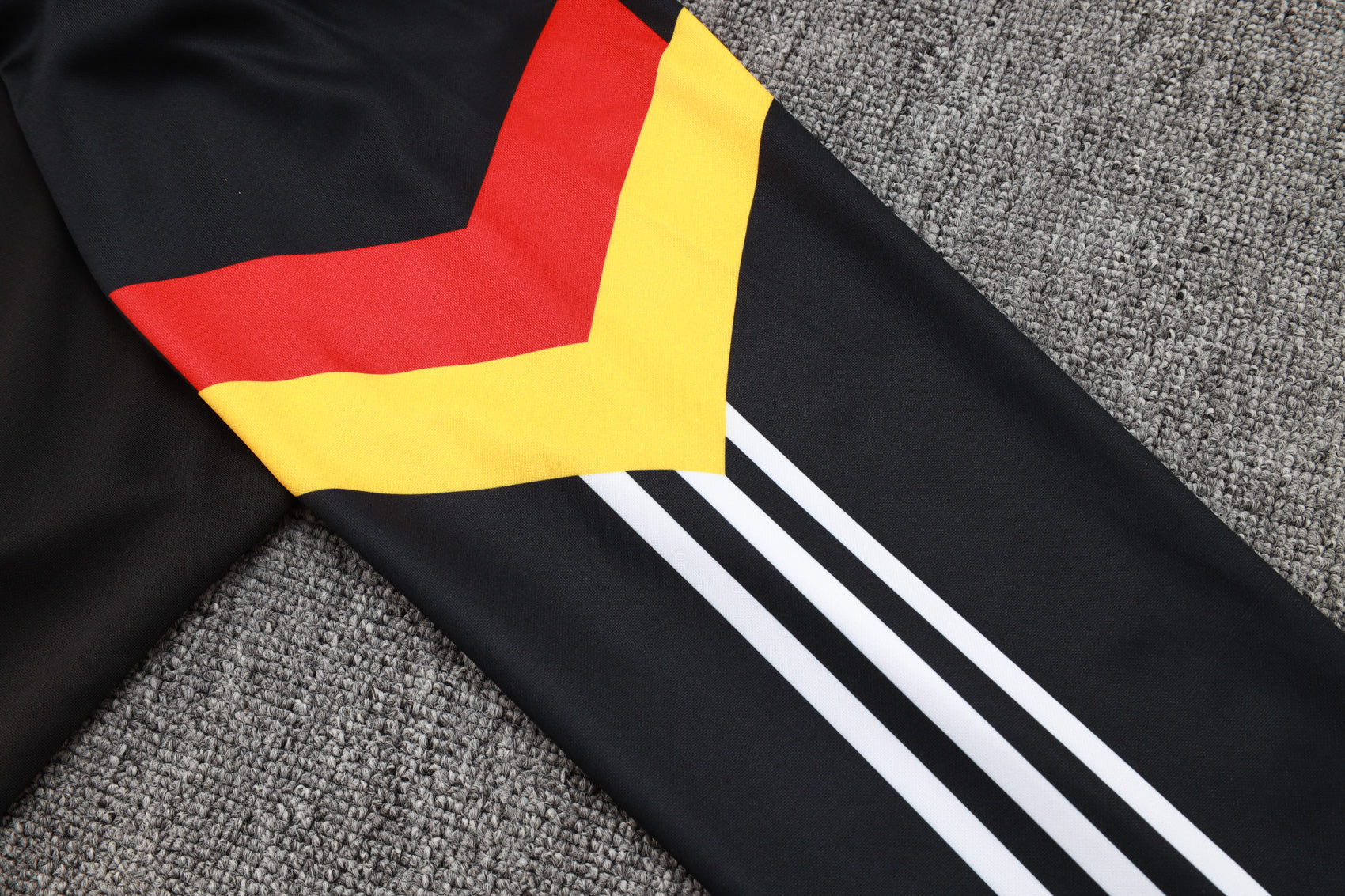 2024-25 German Black (sleeves red, yellow) training suit