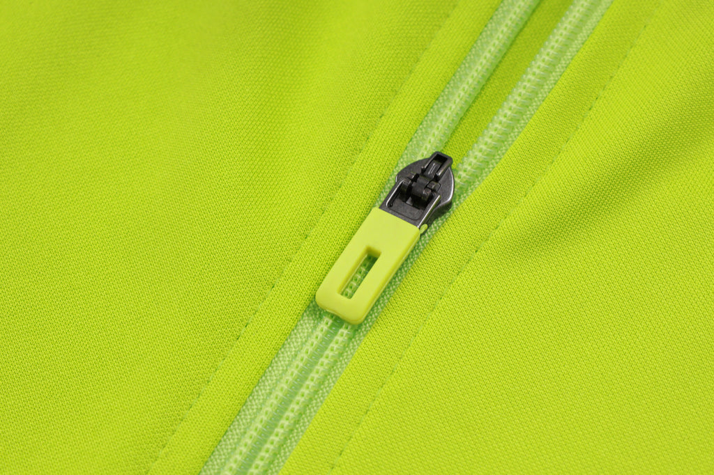 2025-26 Real Madrid Long zipper Grass Green training suit