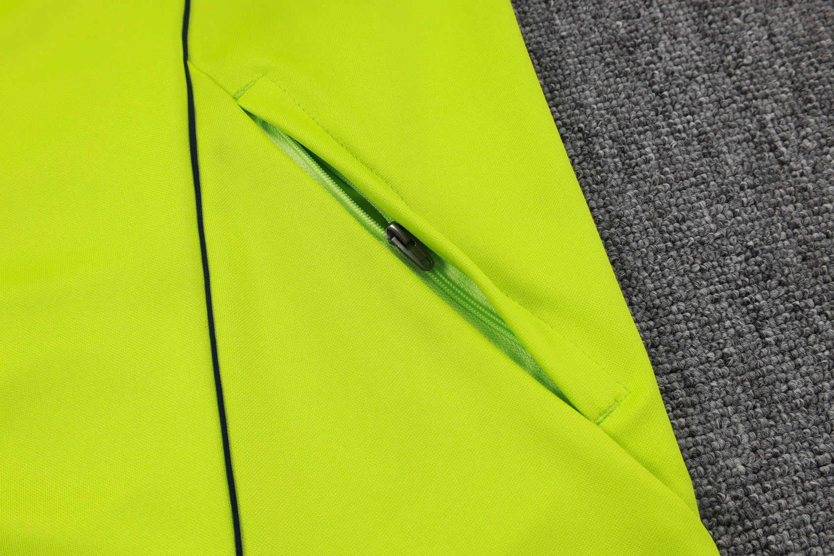 2025-26 Real Madrid Long zipper Grass Green training suit