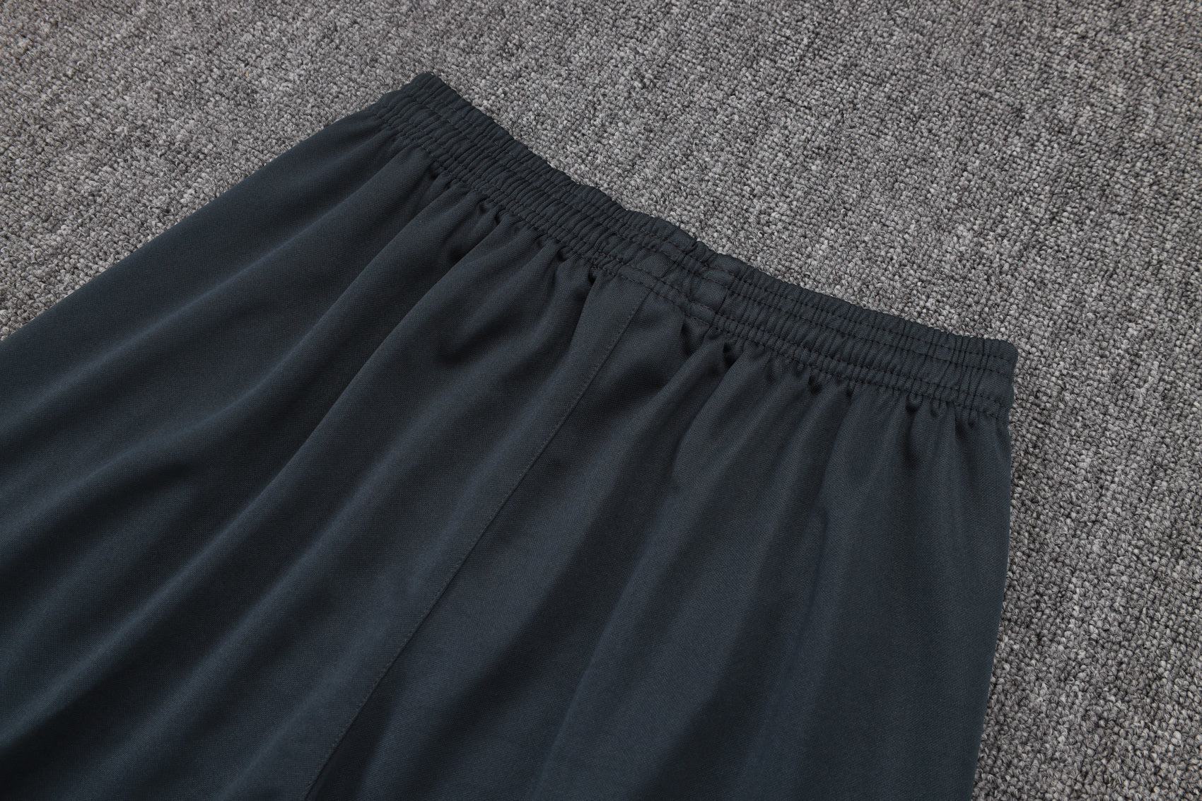 2025-26 Real Madrid Long zipper Dark gray (yellow sleeves) training suit