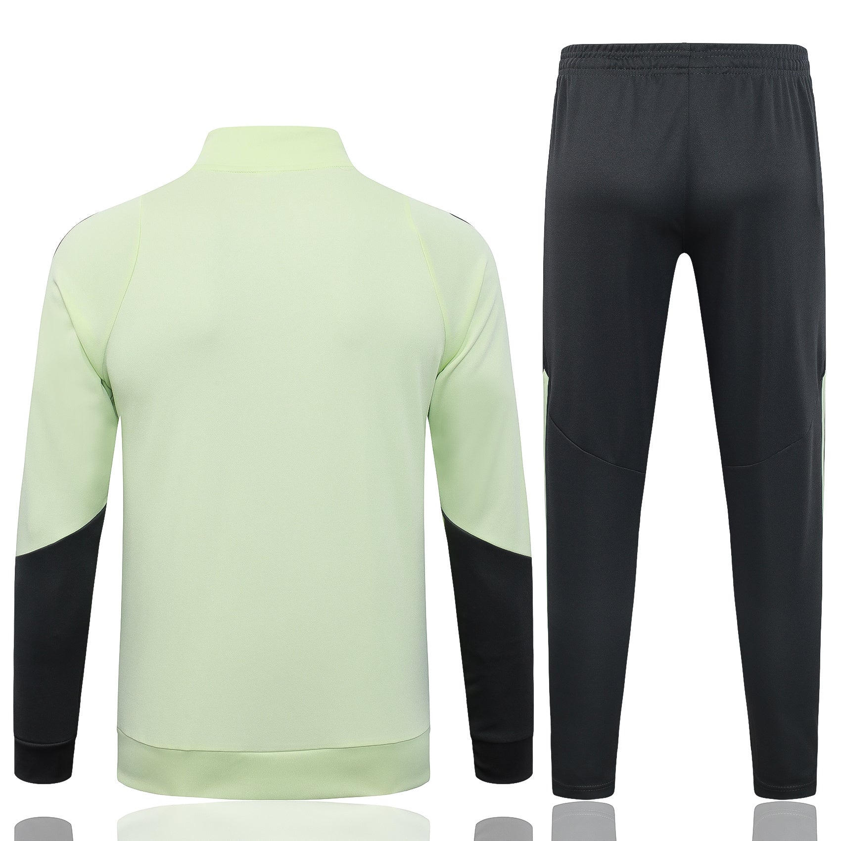 2025-26 Real Madrid Green Long zippered training suit