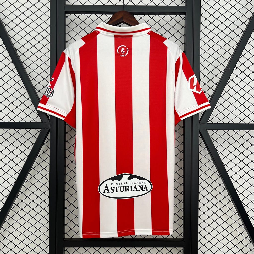 2025-26 Sporting Gijon Home S-4XL